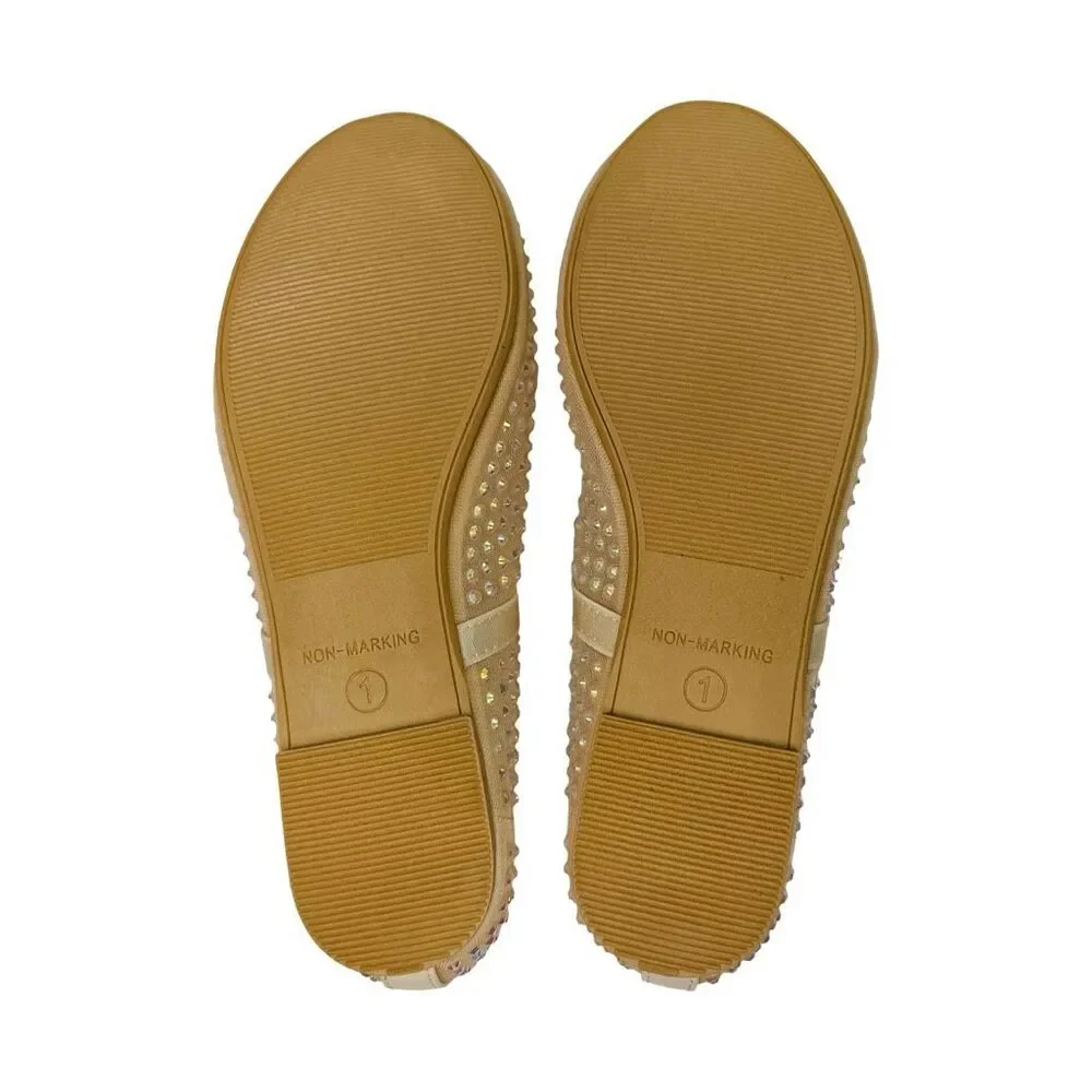art class™ Faye Mesh Ballet Flats - Size 1 - Beige